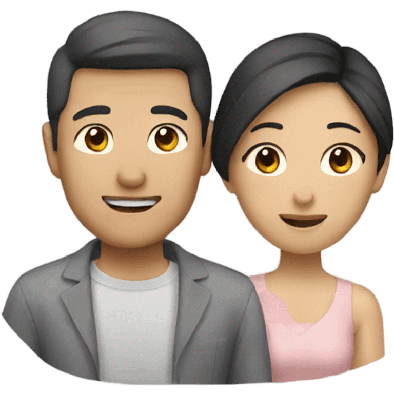 2 people asian couple emoji