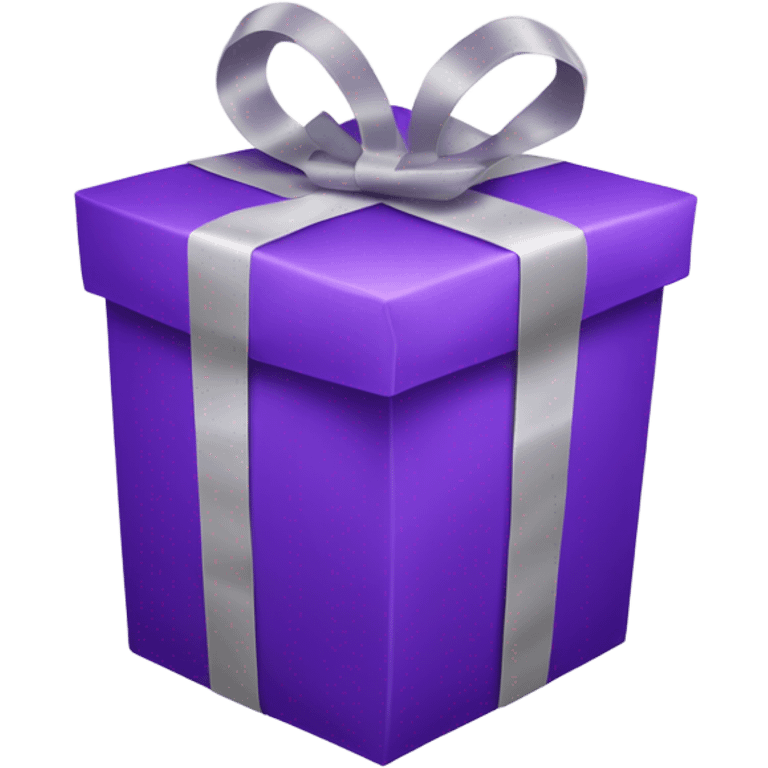 Regalo morado emoji