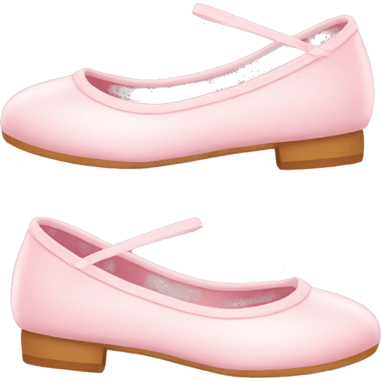 Cute pastel pink ballerina shoes emoji