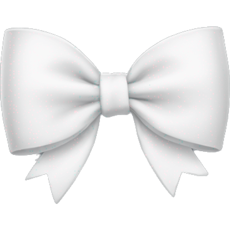 White bow emoji