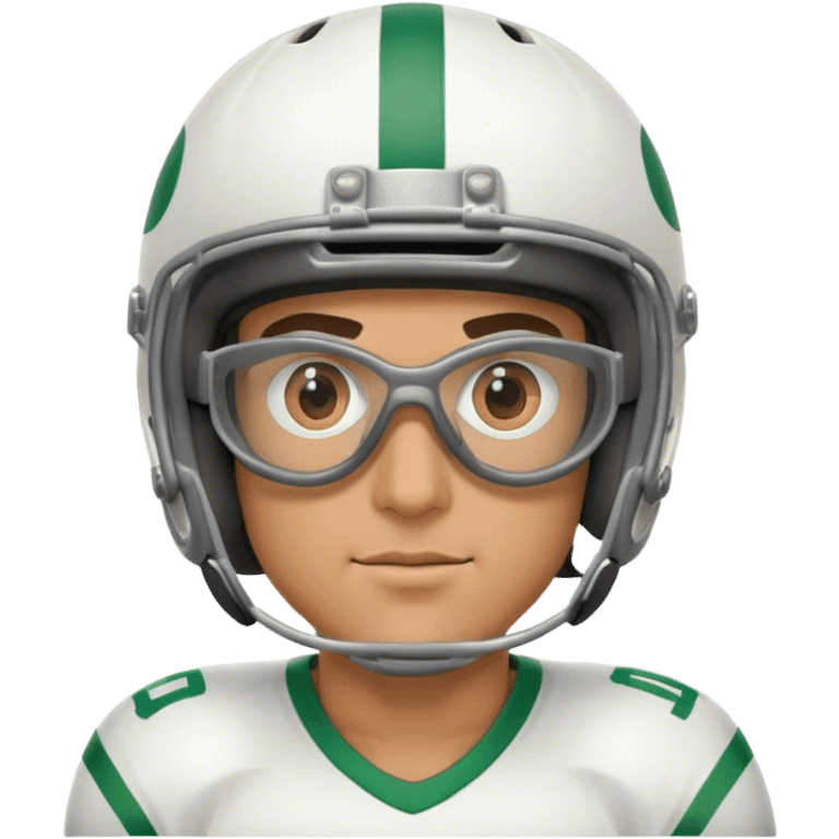  Italian guy wearing sports goggles and a football helmet emoji