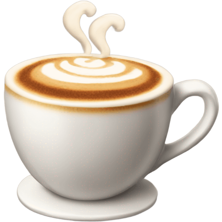 A cappuccino  emoji