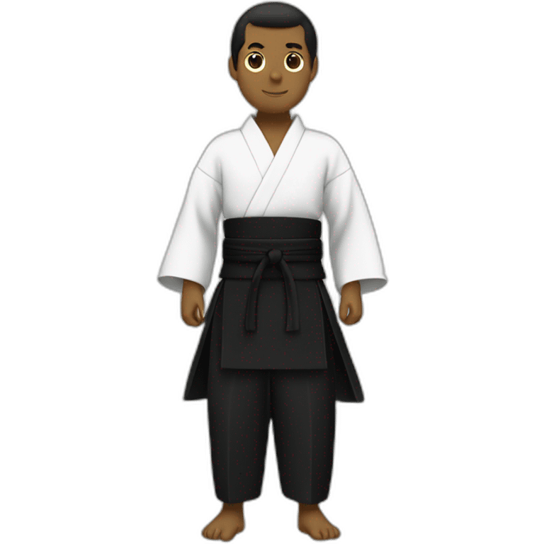 black hakama aikido emoji