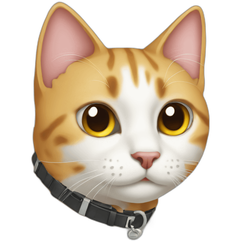 cat with collar emoji