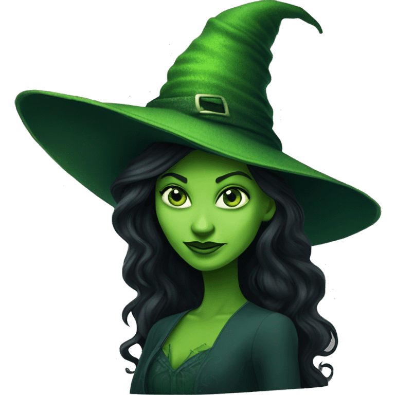 Elphaba from wicked ￼ emoji