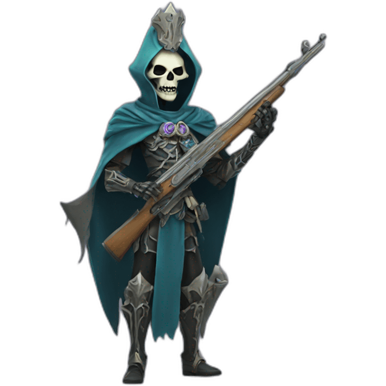 lich with rifle emoji