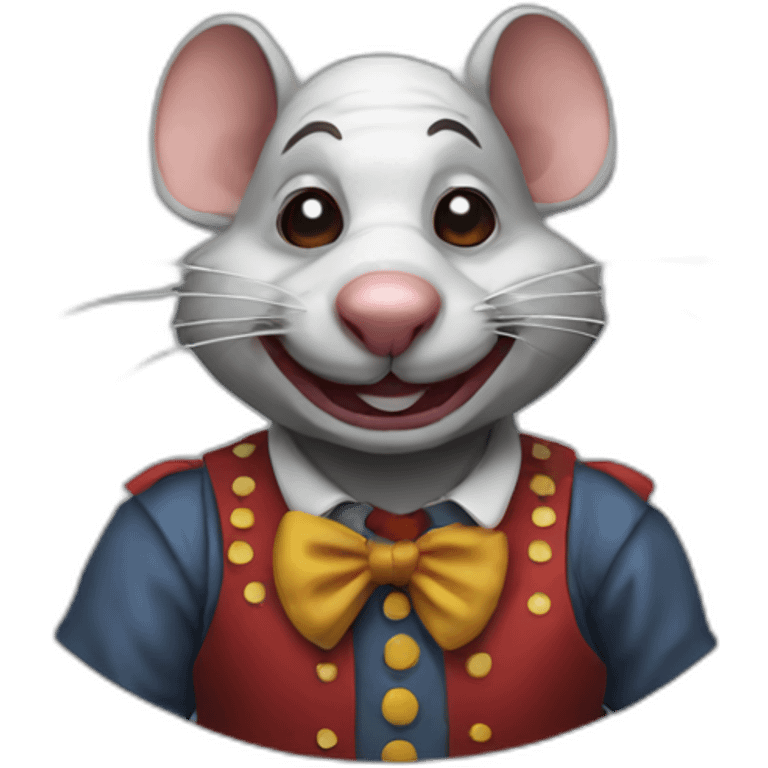 rat clown emoji