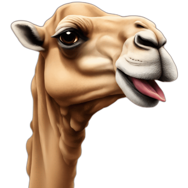 Camel playing shish bish emoji