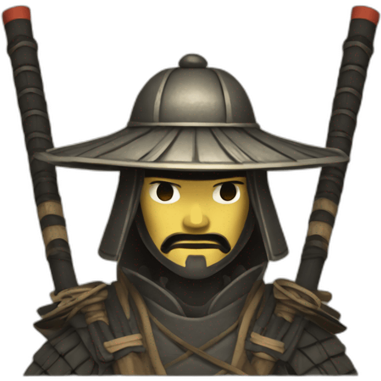 Ancient Japanese ronin symbolism emoji