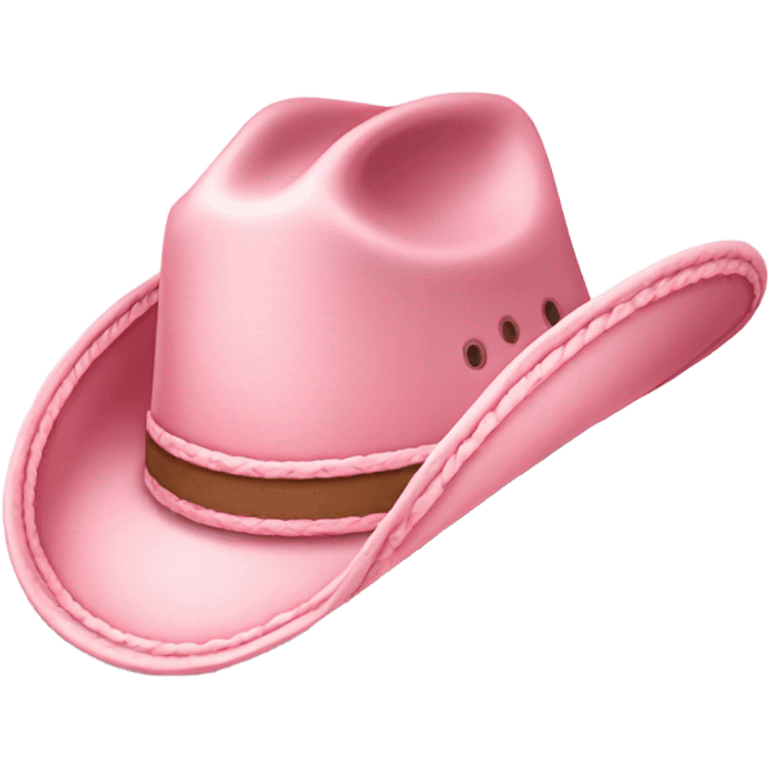 light pink cowgirl hat emoji