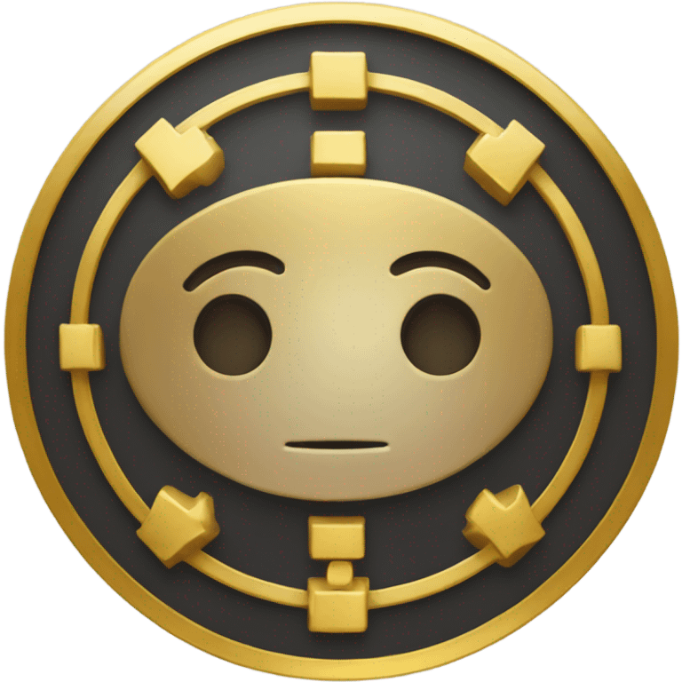 Xrp with Gold emoji