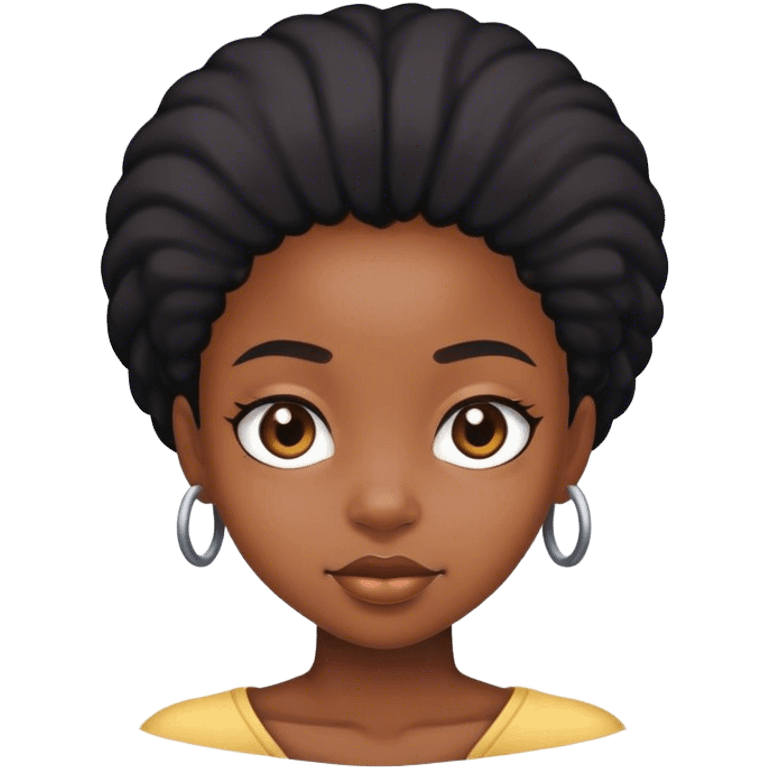 Black girl emoji