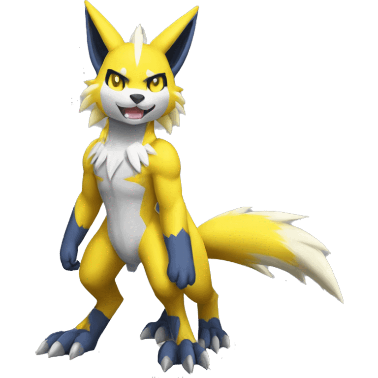 Lombax-Zeraora-Renamon full body emoji