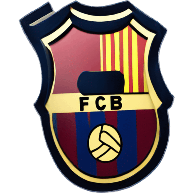 Fc Barcelona logo emoji