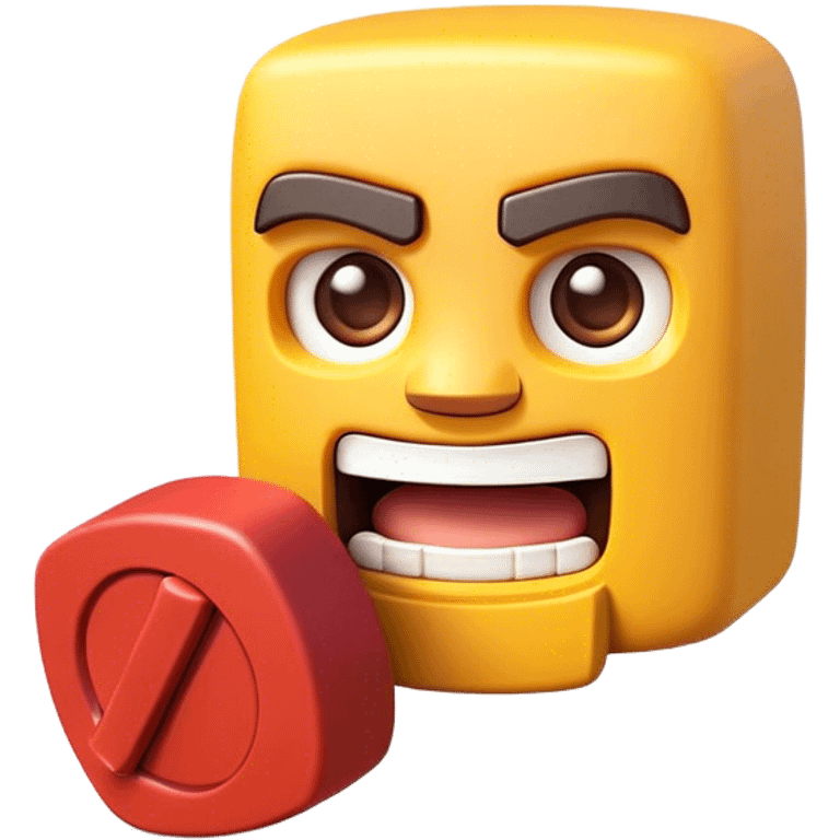 Clash of Clans aesthetic: Cinematic Playful Pixel 3D Key Emoji, rendered in a 3D vector-style similar to standard emojis with minimal shading and bold, simplified shapes. A compact, distinct form with signature details, softly glowing with a pixelated adventure charm. Simplified yet unmistakably iconic, highly detailed and consistent, glowing with a soft radiance and high shine. Stylized with a touch of classic pixel-art charm and a soft glowing outline, capturing the essence of a beloved gaming relic with a friendly, playful manner! emoji