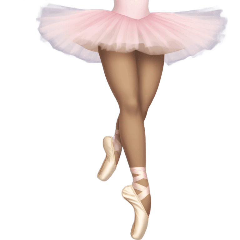 Ballet dancer wearing thigh highs emoji