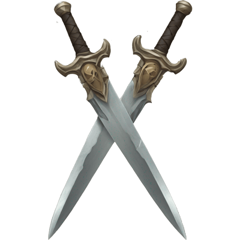 twin daggers emoji