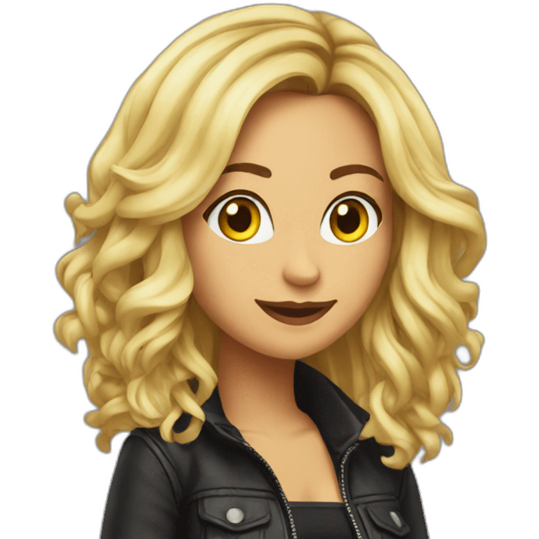 hadise-stands emoji