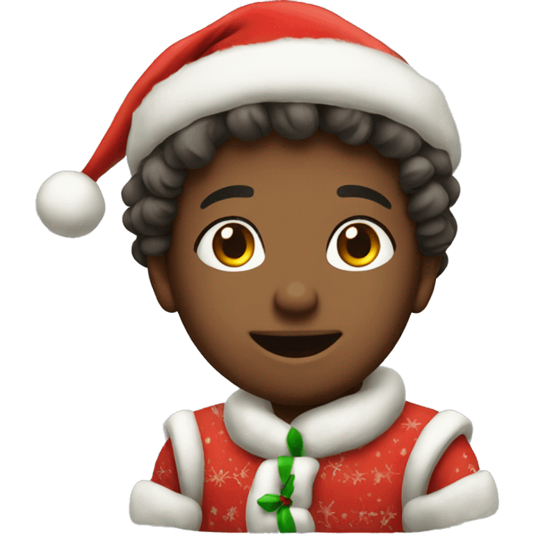 Merry Christmas cute  emoji