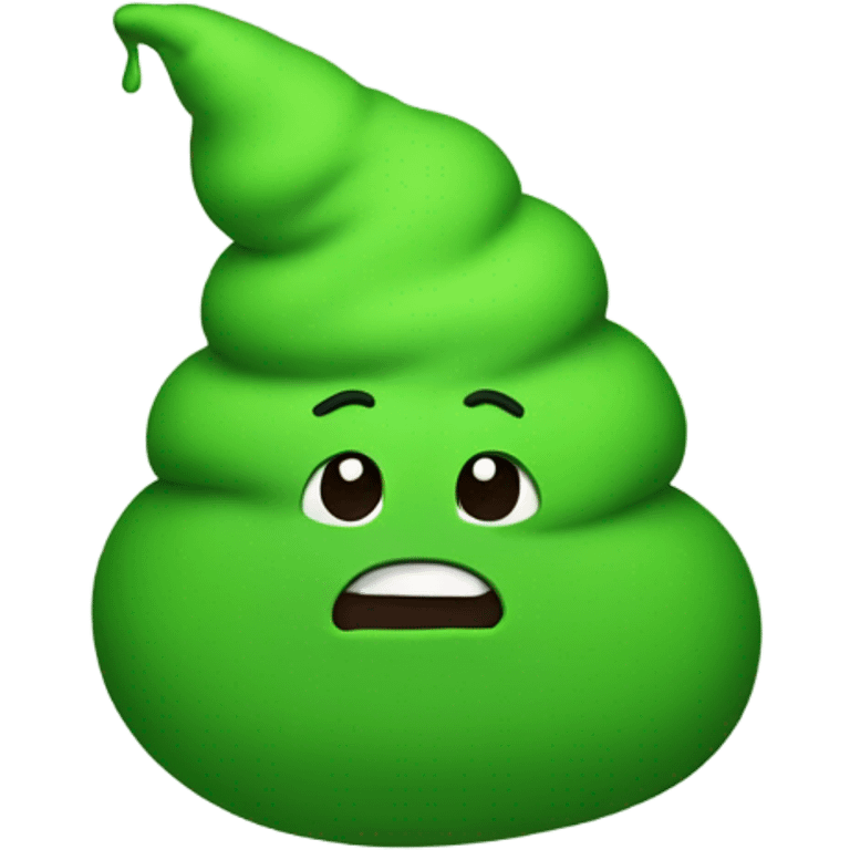 Green poop emoji