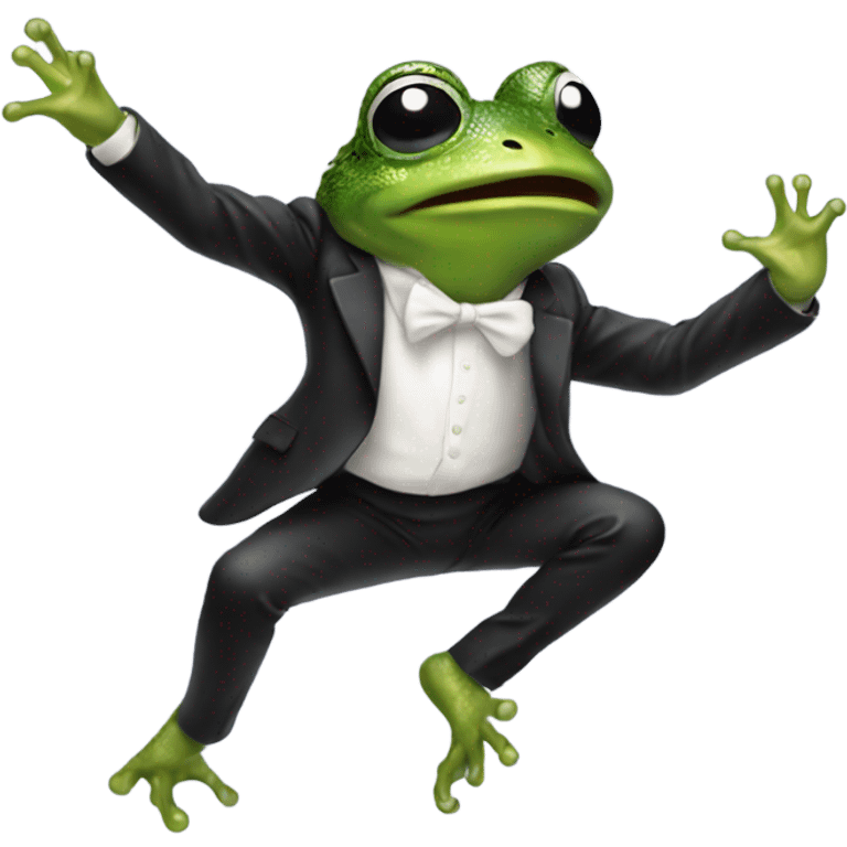 Micheal Jackson dancing frog  emoji