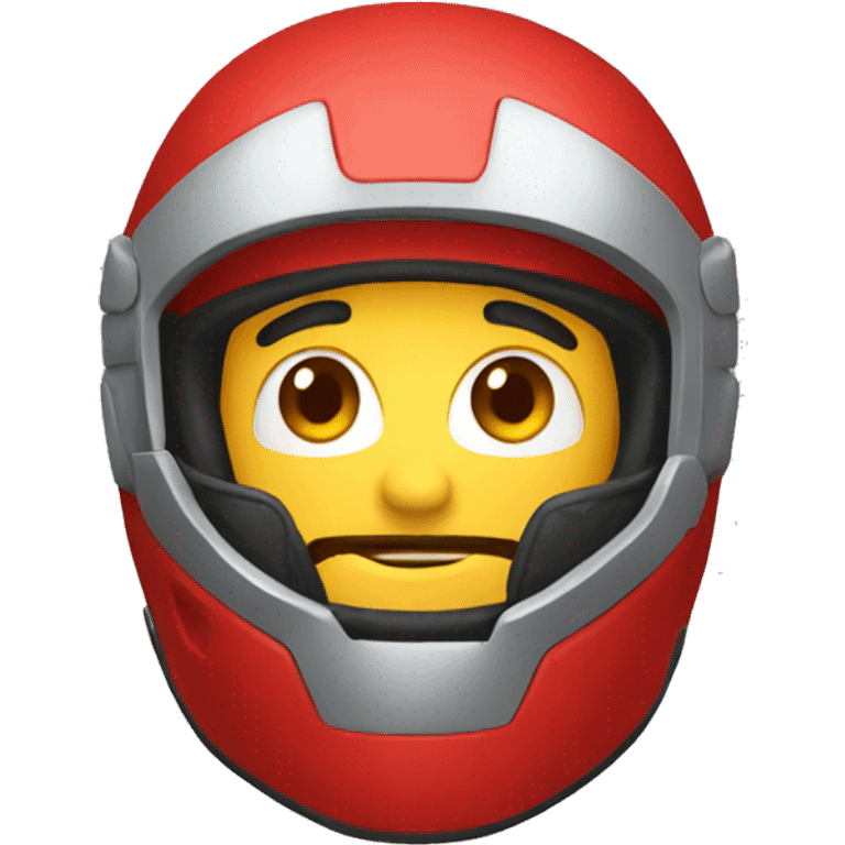 RED HELMET emoji