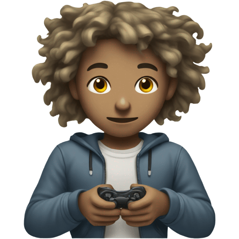 Boy playing video games emoji