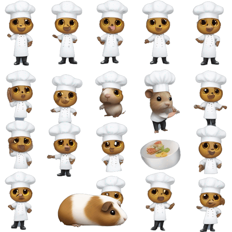 Chef guinea pig emoji