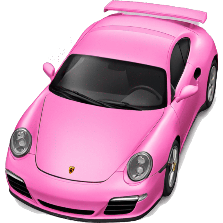 Pink Porsche  emoji