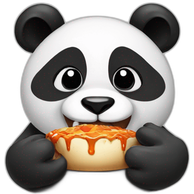 hungry panda emoji