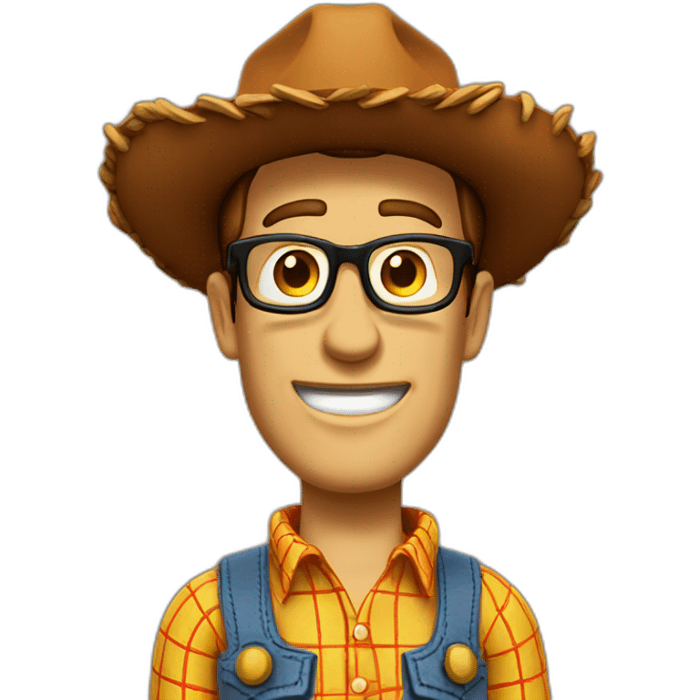 Woody dans toys stories emoji