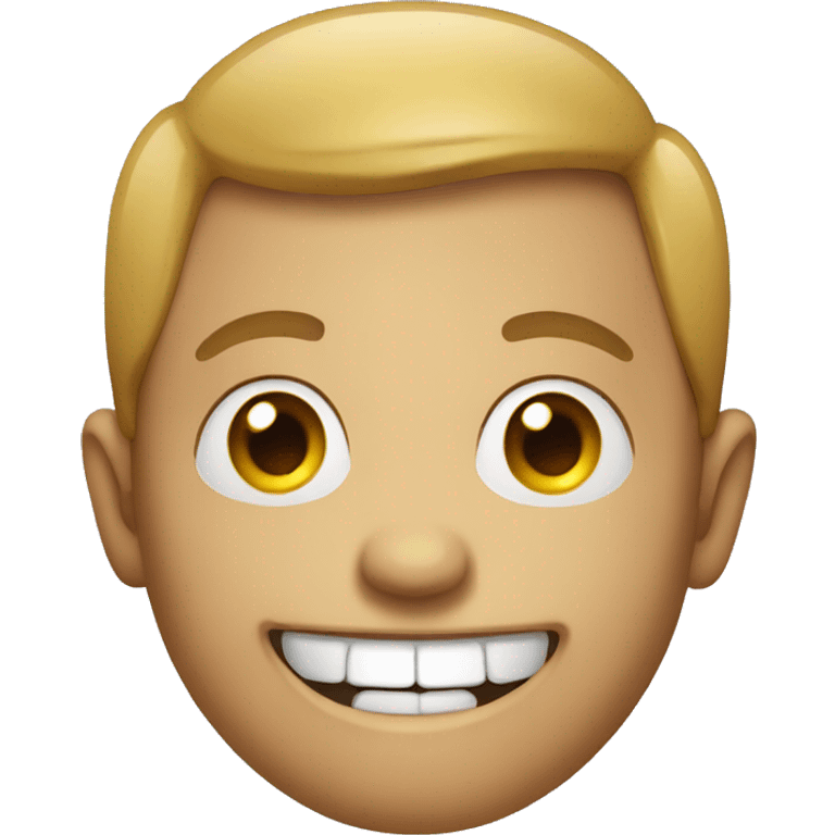 Creepy smiling emoji emoji