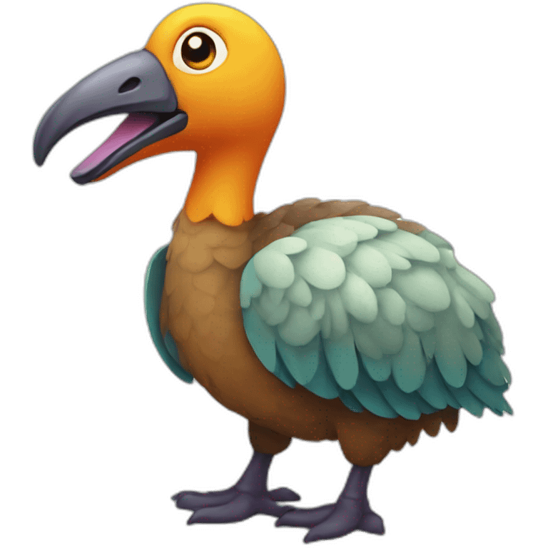 multicolored dodo emoji