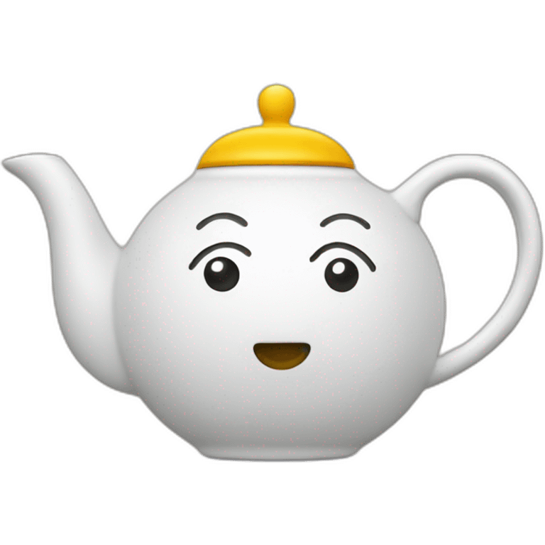 Light-bulb shaped teapot emoji