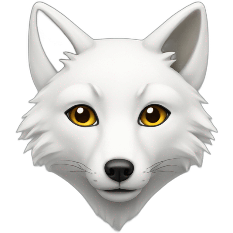 White fox emoji