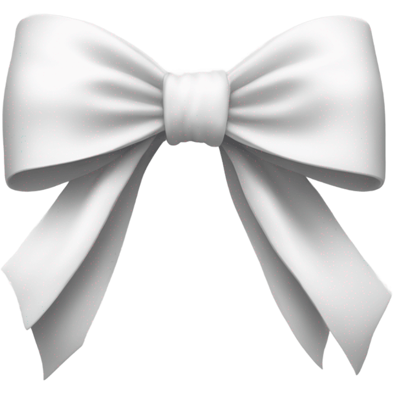 white bow emoji