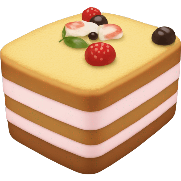 Bento cake emoji