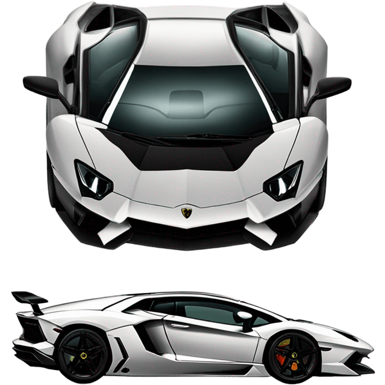 Lamborghini aventador svj emoji