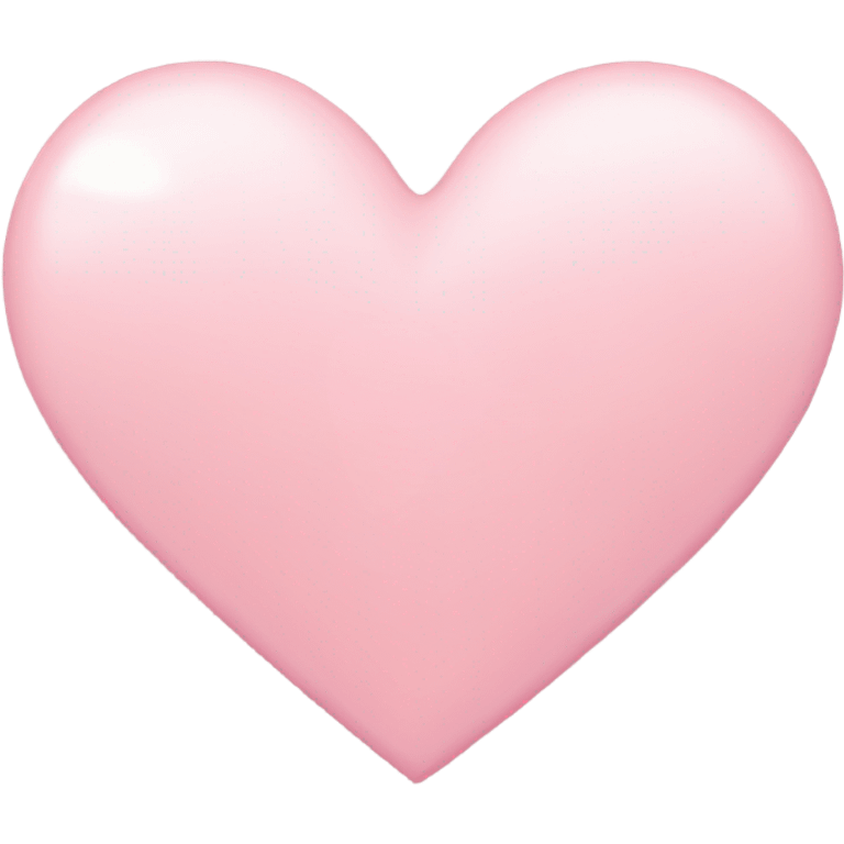 Light pink heart emoji