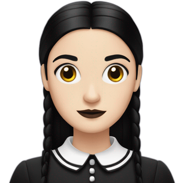 wednesday addams emoji