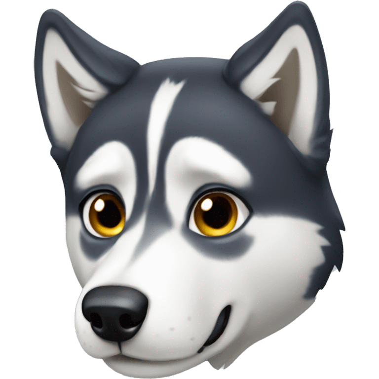 Husky Slight emoji