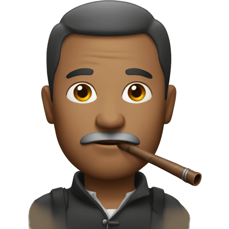 Man with pipe emoji