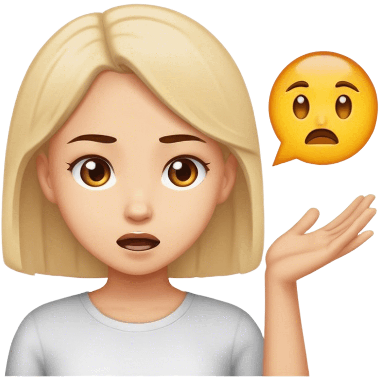 Girl Debating emoji