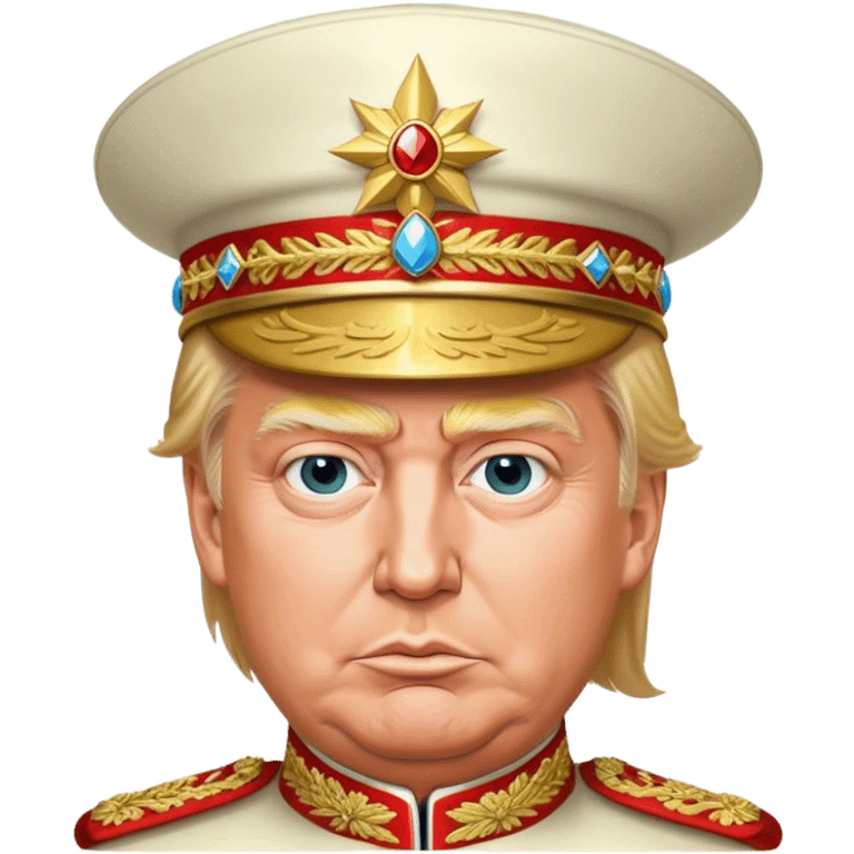 Donald Trump Tsar in Monomakh's Hat
realistic emoji