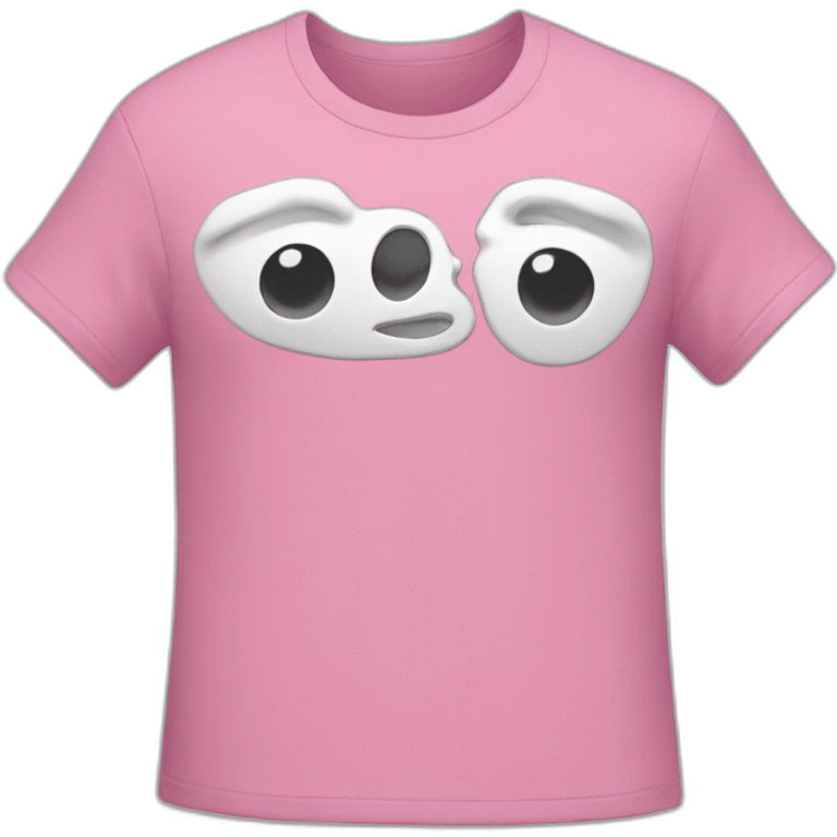 pink tshirt with "WED" written on it emoji