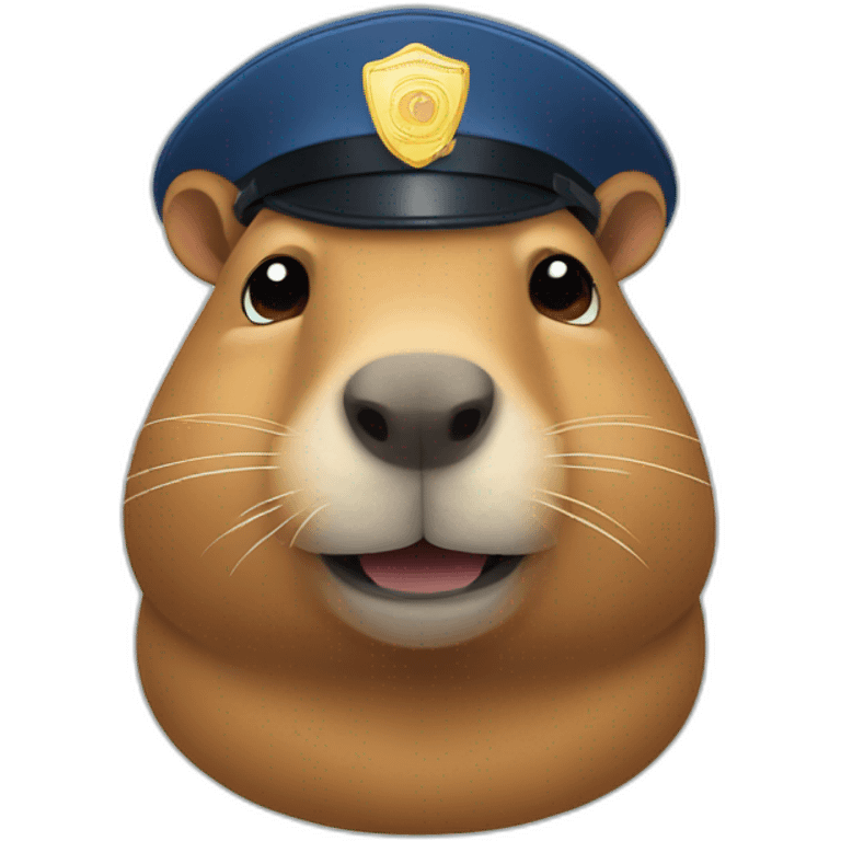 capybara police emoji