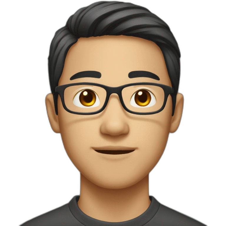 young-asian-man-with-glasses emoji