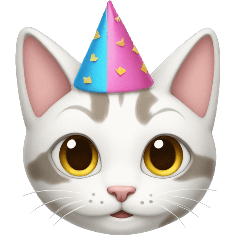 Birthday cat emoji