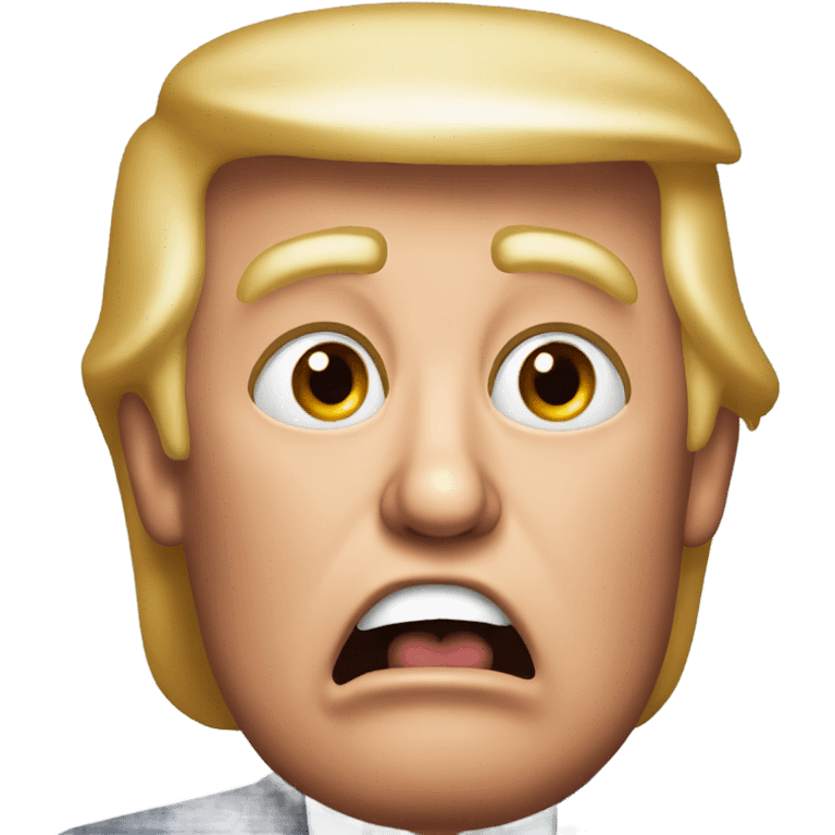 shocked Trump emoji