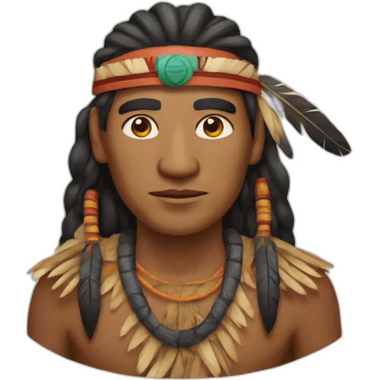 Indigenous tribe leader emoji